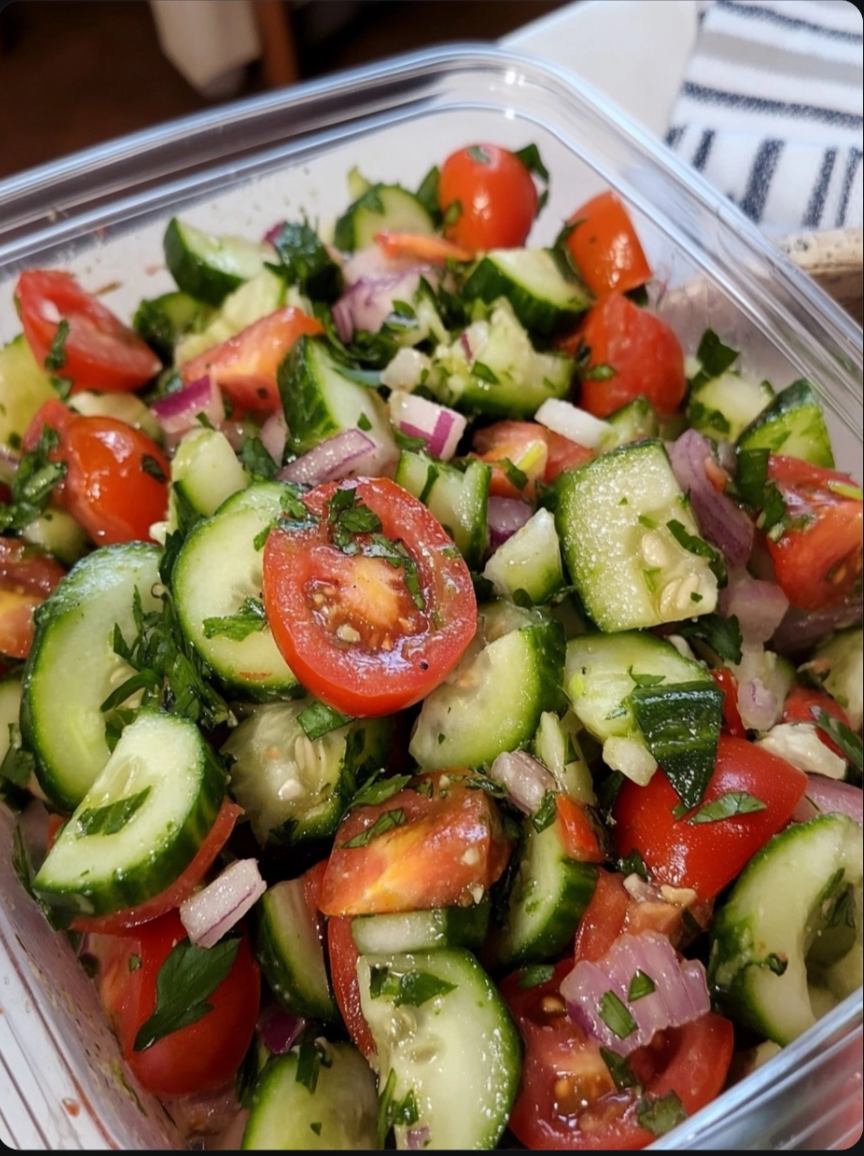 Cucumber and Tomato Salad