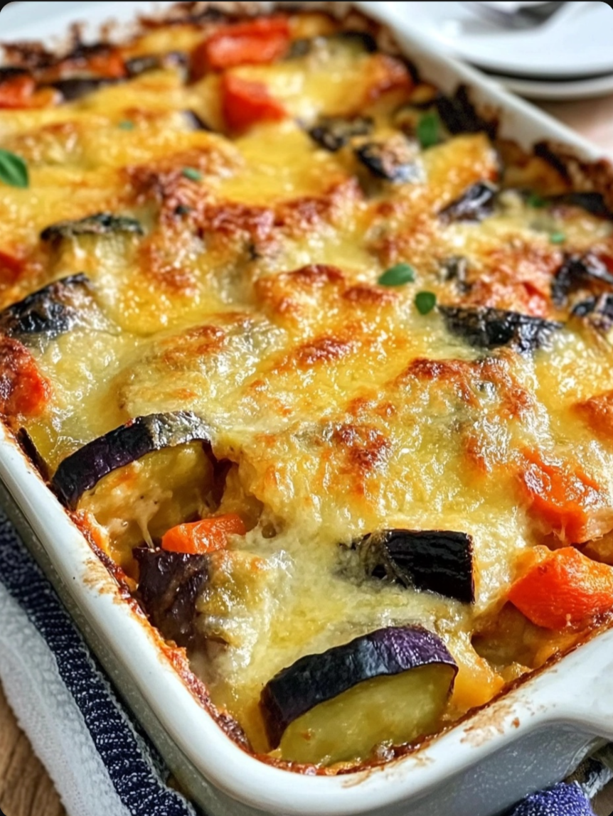 Cheesy Baked Vegetable Casserole
