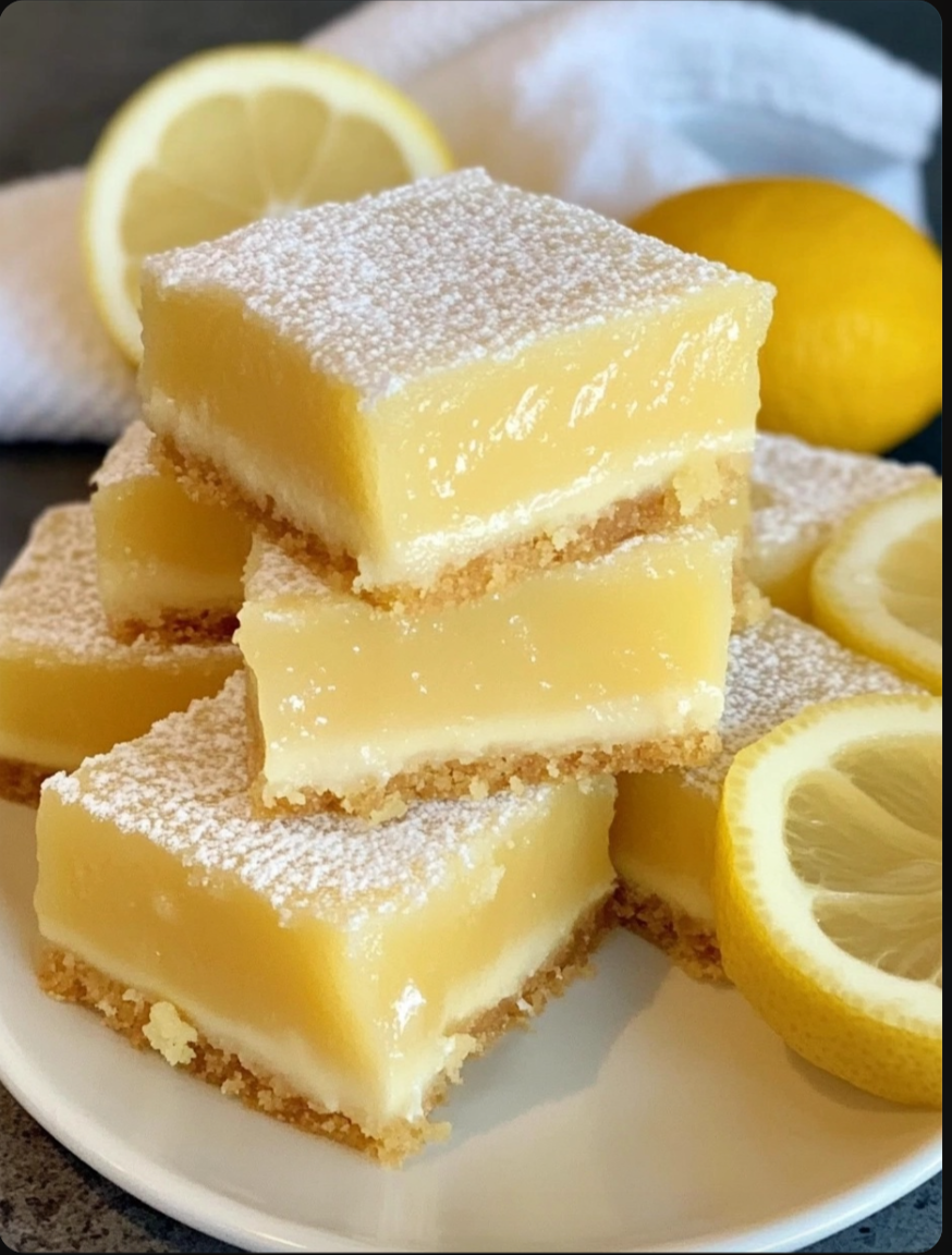 Glazed Lemon Cake Brownies