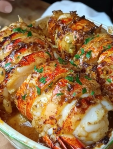 Chipotle Garlic Butter Lobster Tails