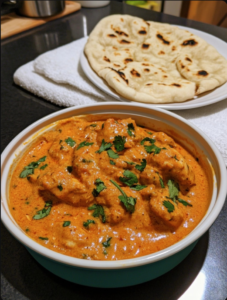 Butter Chicken and Butter Naan