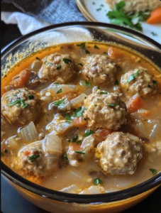 Meatball Soup 🍲🥩