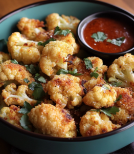 Healthy Oven Roasted Crispy Lebanese Cauliflower