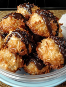 Salted Caramel Coconut Macaroons!