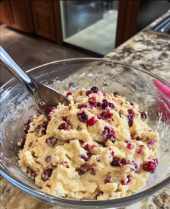 Cranberry Walnut Bread Batter