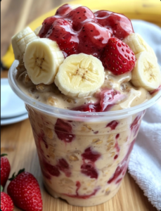 Strawberry Banana Pudding 🍓🍌🍮.