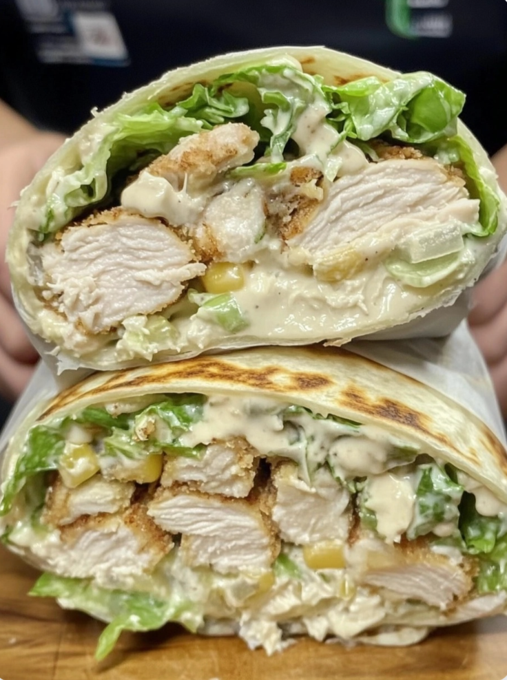 Chicken Caesar Wraps