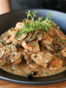 Creamy Mushroom Chicken 🍄🍗