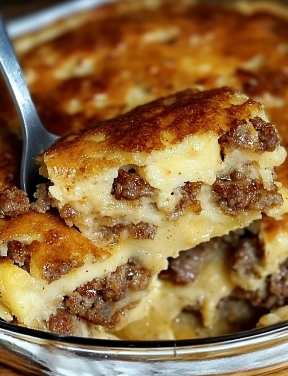 Easy Pancake And Sausage Casserole