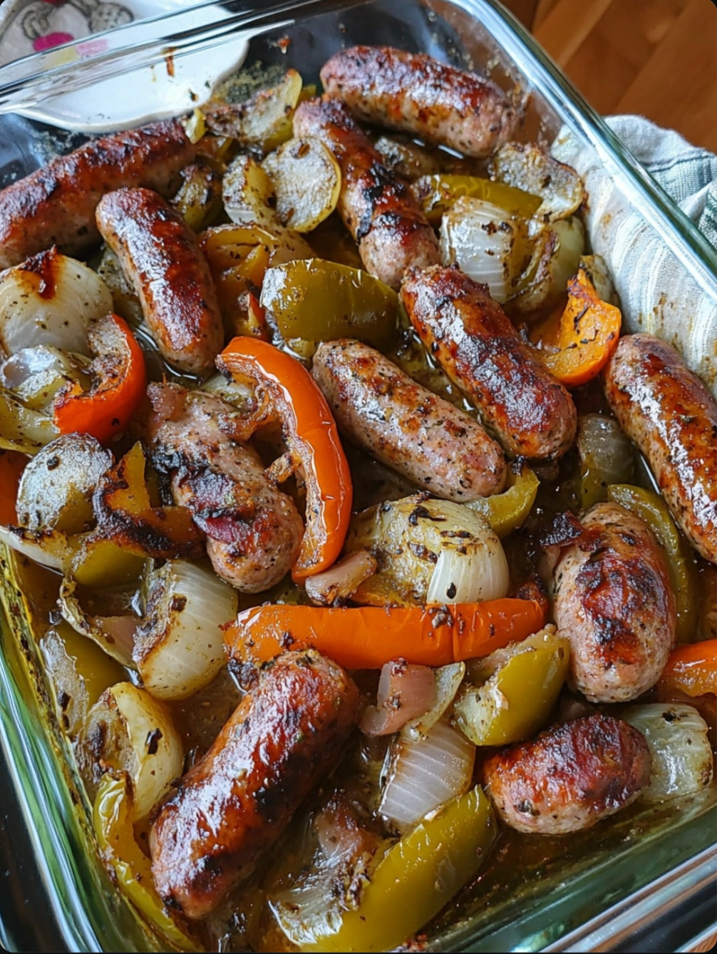 Sausage with Peppers and Onions