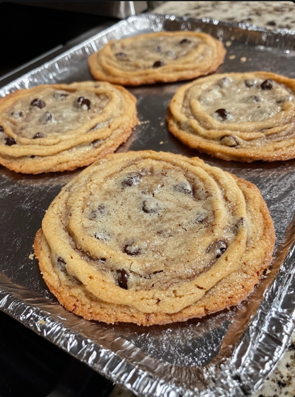 chocolate chip ripple cookies