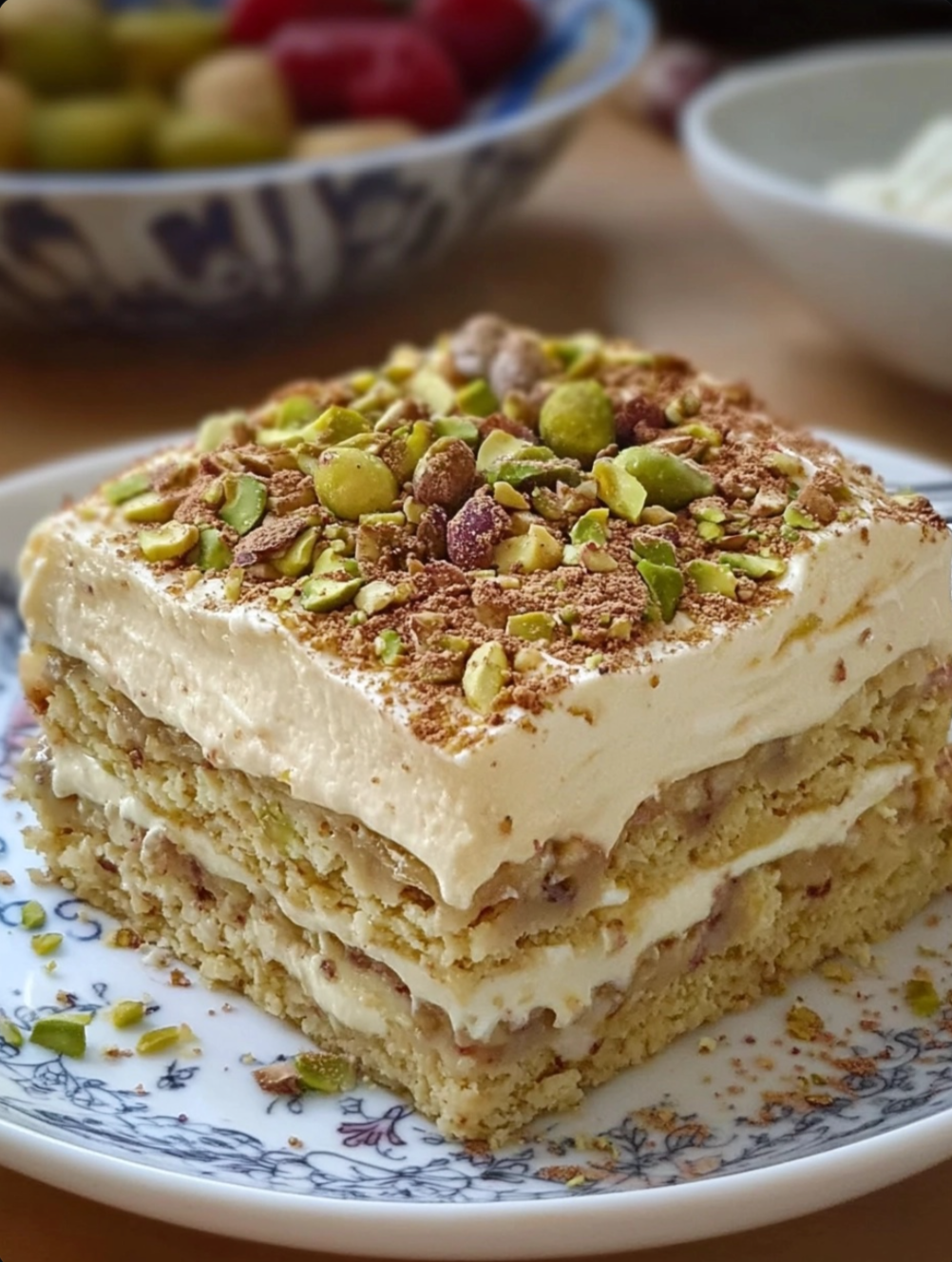 Pistachio Tiramisu with Greek Yogurt FAGE Total 5%
