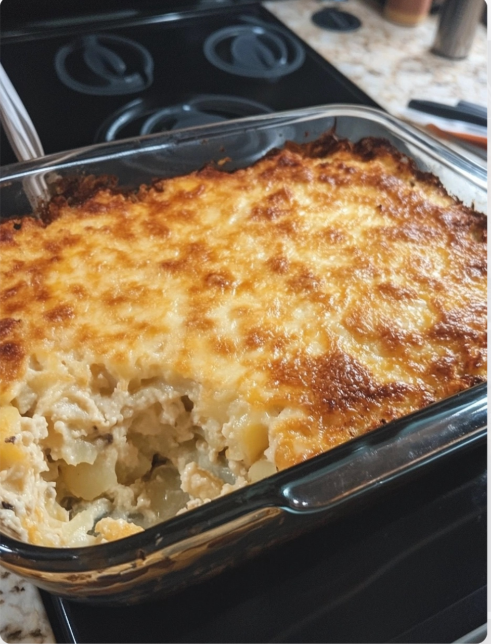 Cheesy Hashbrown Potato Casserole
