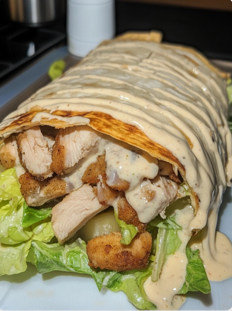 Chicken Caesar Wraps