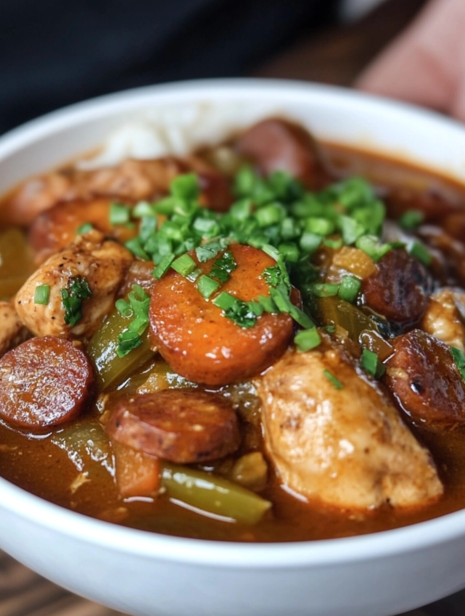 Creole Chicken and Sausage Gumbo