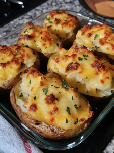 Cheesy Stuffed Potatoes