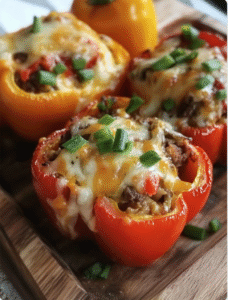 Stuffed Bell Peppers in 15 Minutes