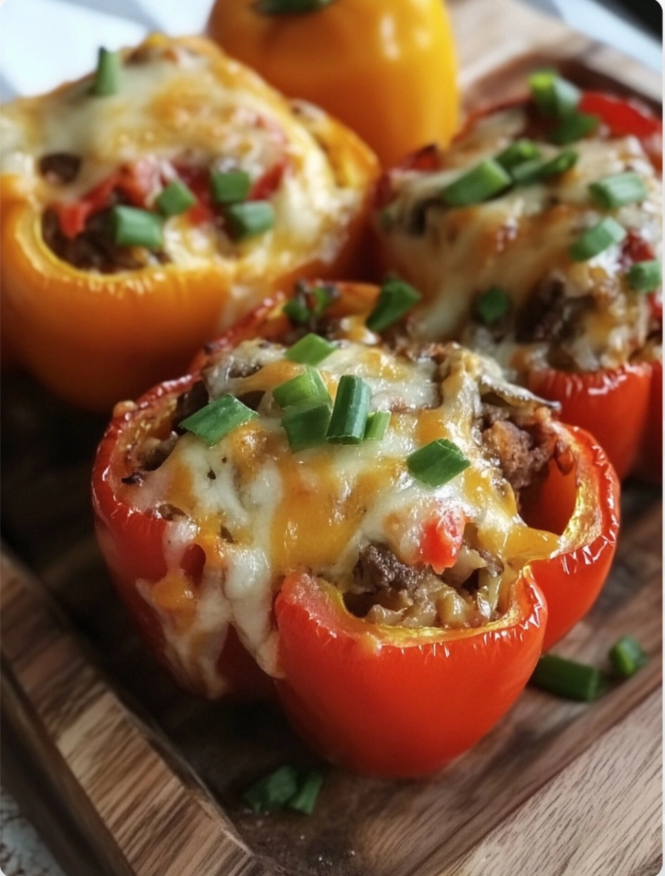 Stuffed Bell Peppers in 15 Minutes