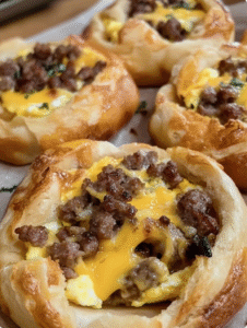 Best Breakfast!! Easy Sausage, egg and cheese