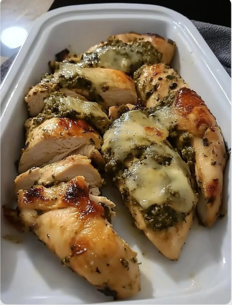 Pesto-Stuffed Chicken