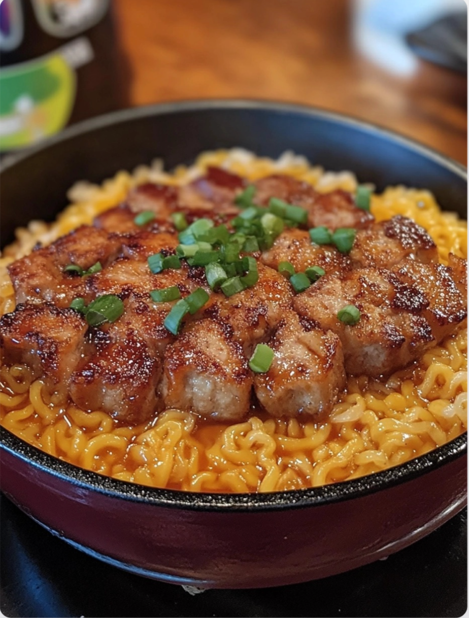 Crispy Skillet Ramen Hack ๐๐ฅ