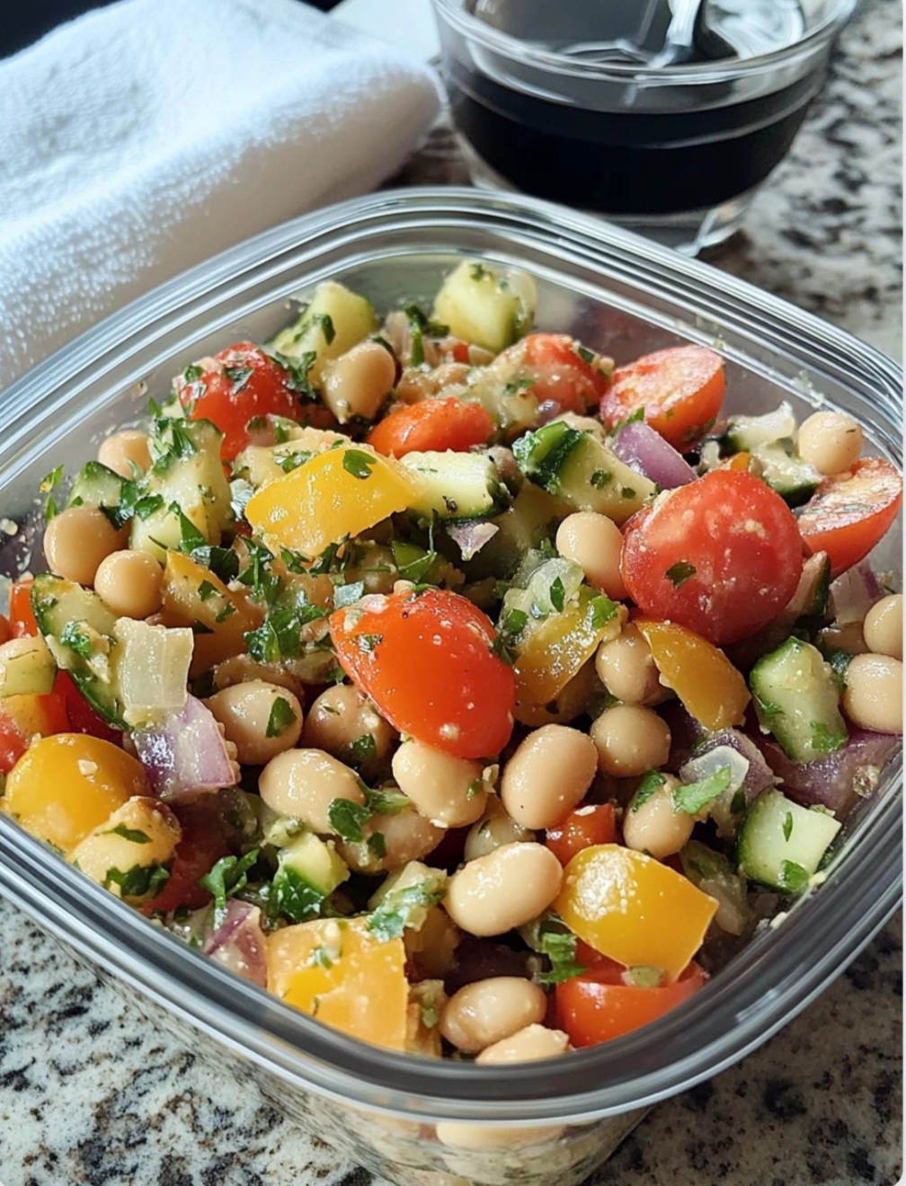 Mediterranean Bean Salad