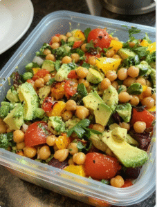 Roasted Chickpea And Avocado Salad