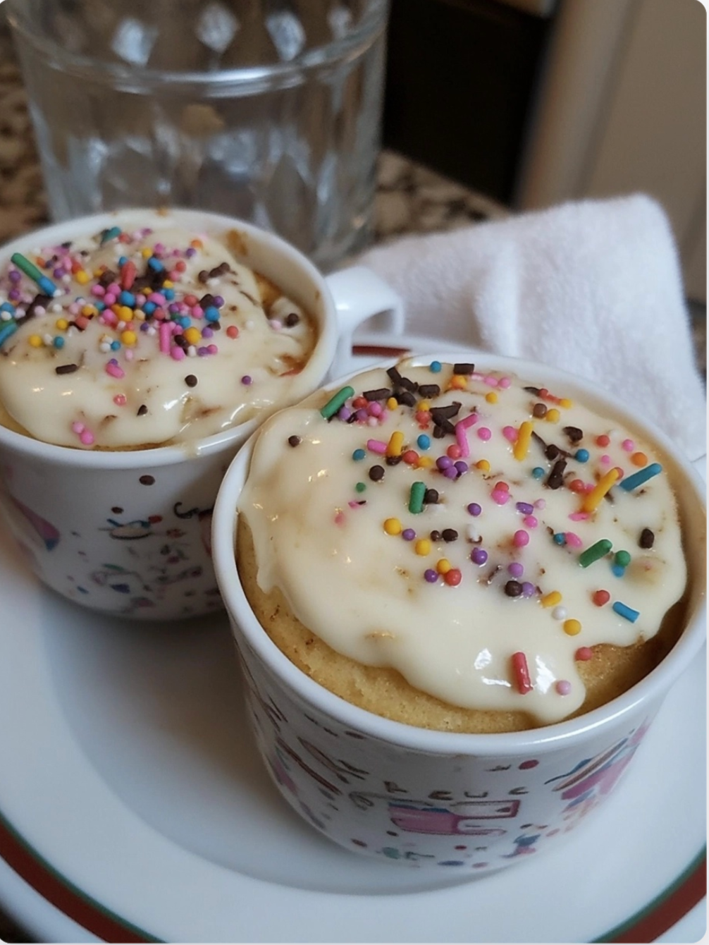 Birthday Cake Mug Cake