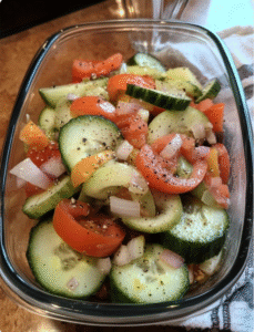 Old-Fashioned Cucumber, Tomato & Onion Salad