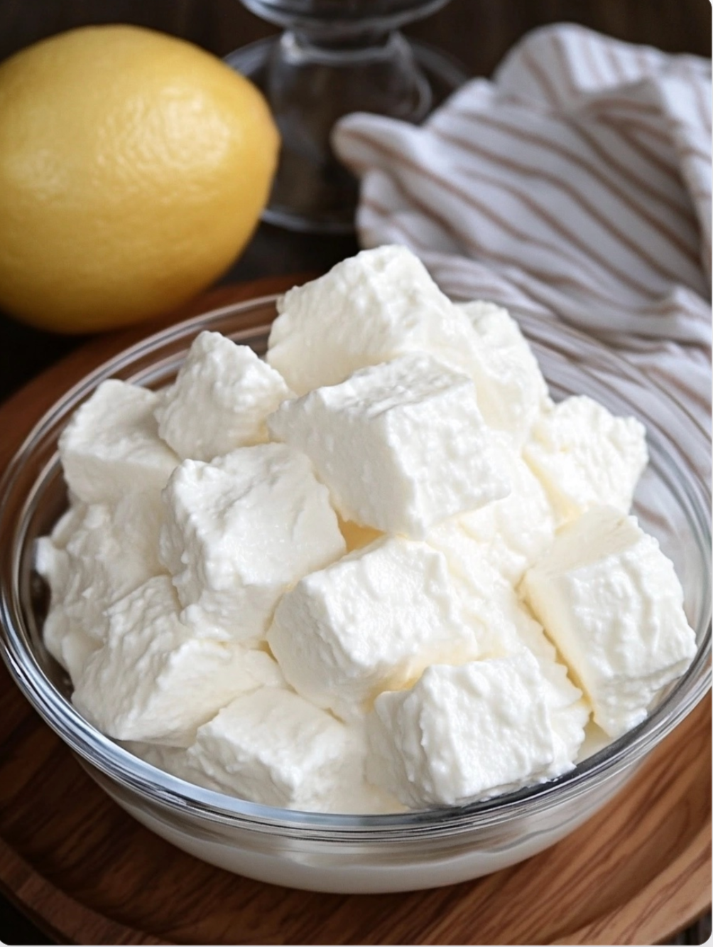 Homemade Feta Cheese with Just Lemon and Milk (Ready in 5 Minutes!)