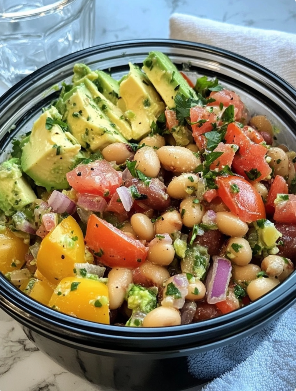 Mediterranean Bean Salad