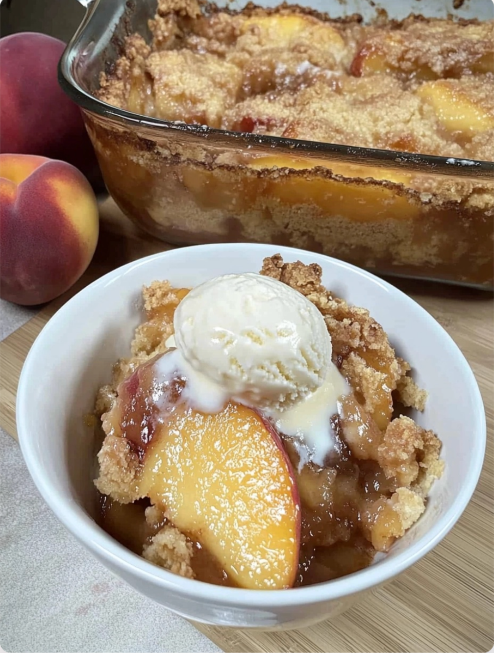 Easy Peach Cobbler