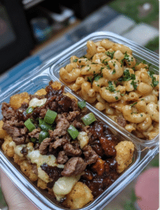 Cheesesteak & BBQ Mac ’n’ Cheese Loaded Tater Tots