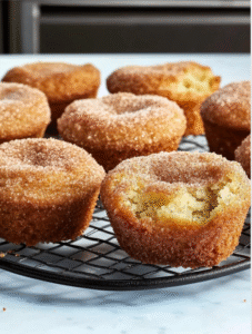 Keto Cinnamon Donut Muffins.