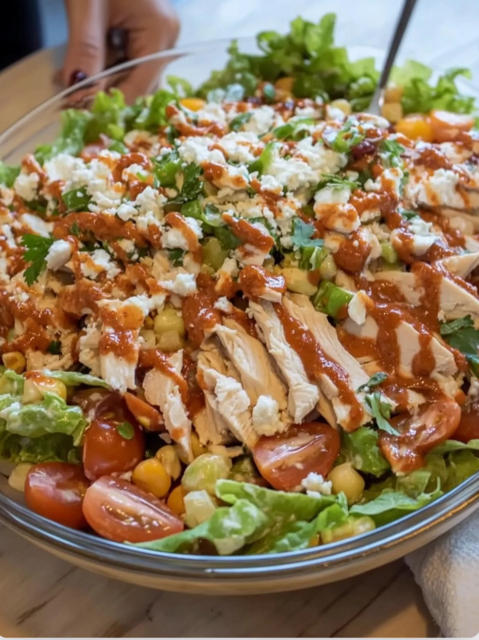 BBQ Chicken Salad (High Protein & Low Carb)