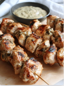 Grilled Chicken Spiedies