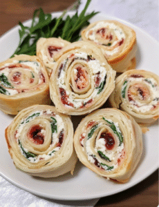 Cranberry Feta Pinwheels