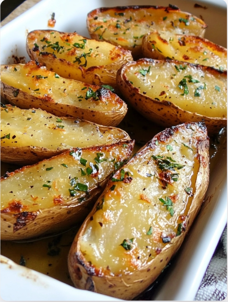 baked potatoes with lemon