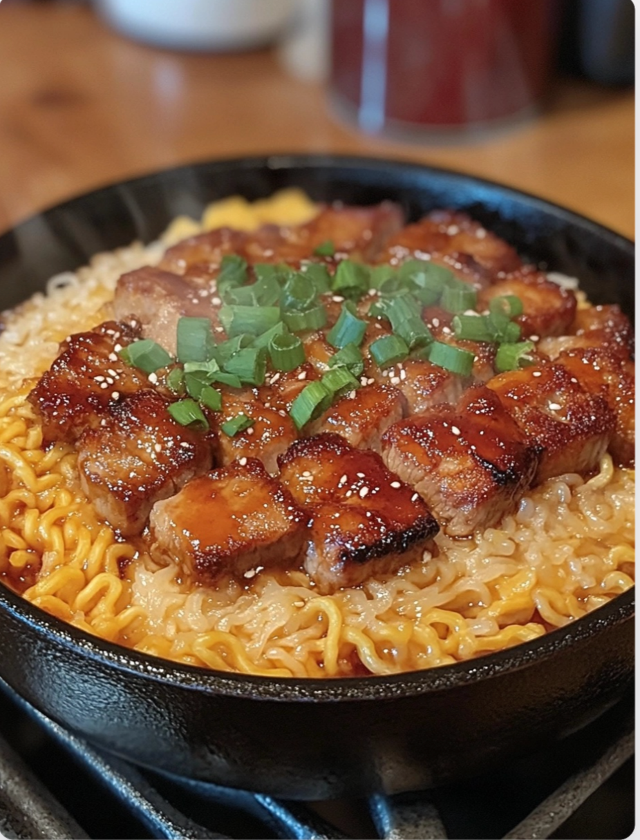 Crispy Skillet Ramen Hack ๐๐ฅ