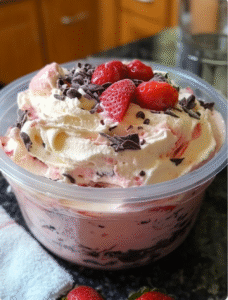 No-Bake Strawberry Cream Bliss