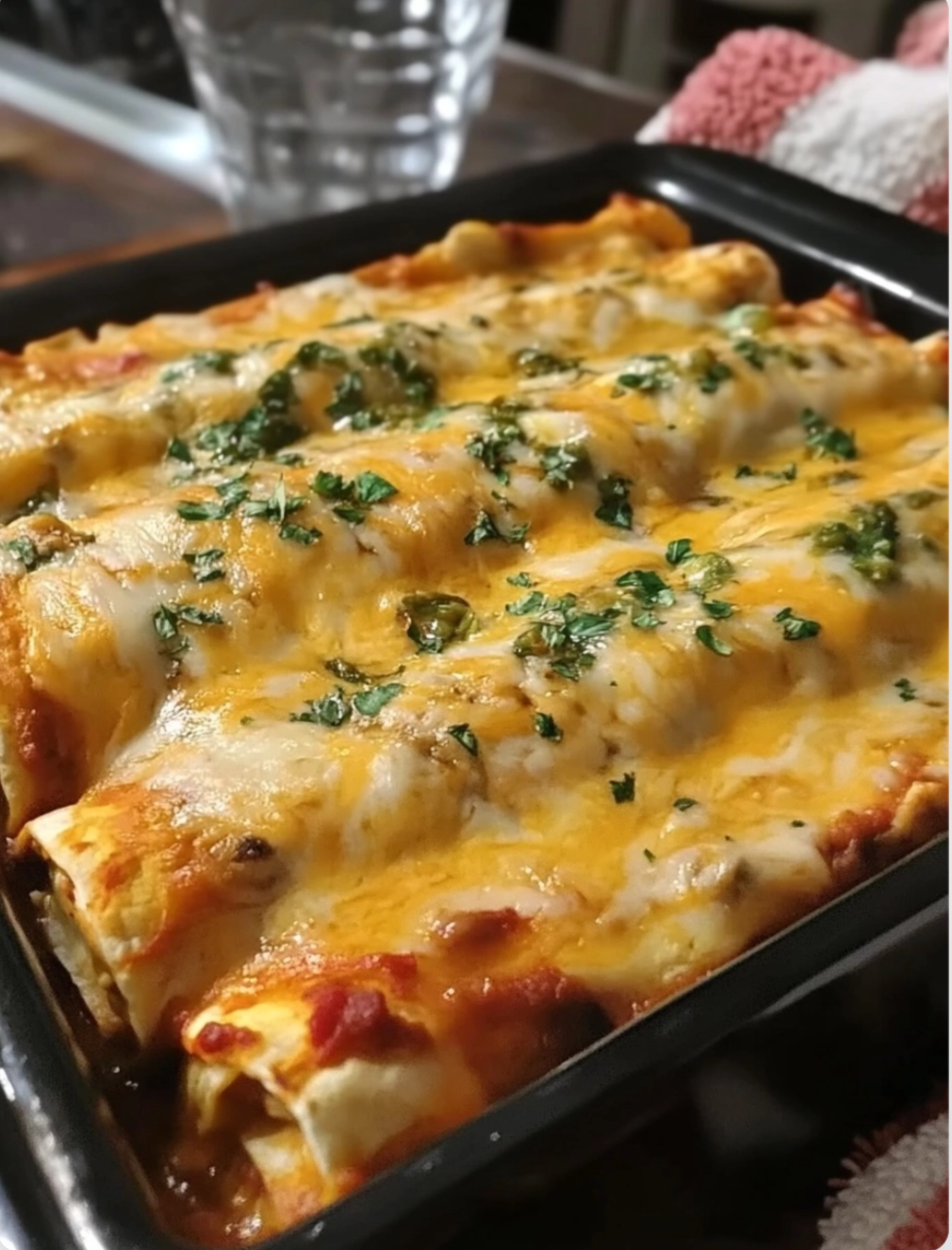 Cheesy Jalapeño Chicken Enchiladas Explosion