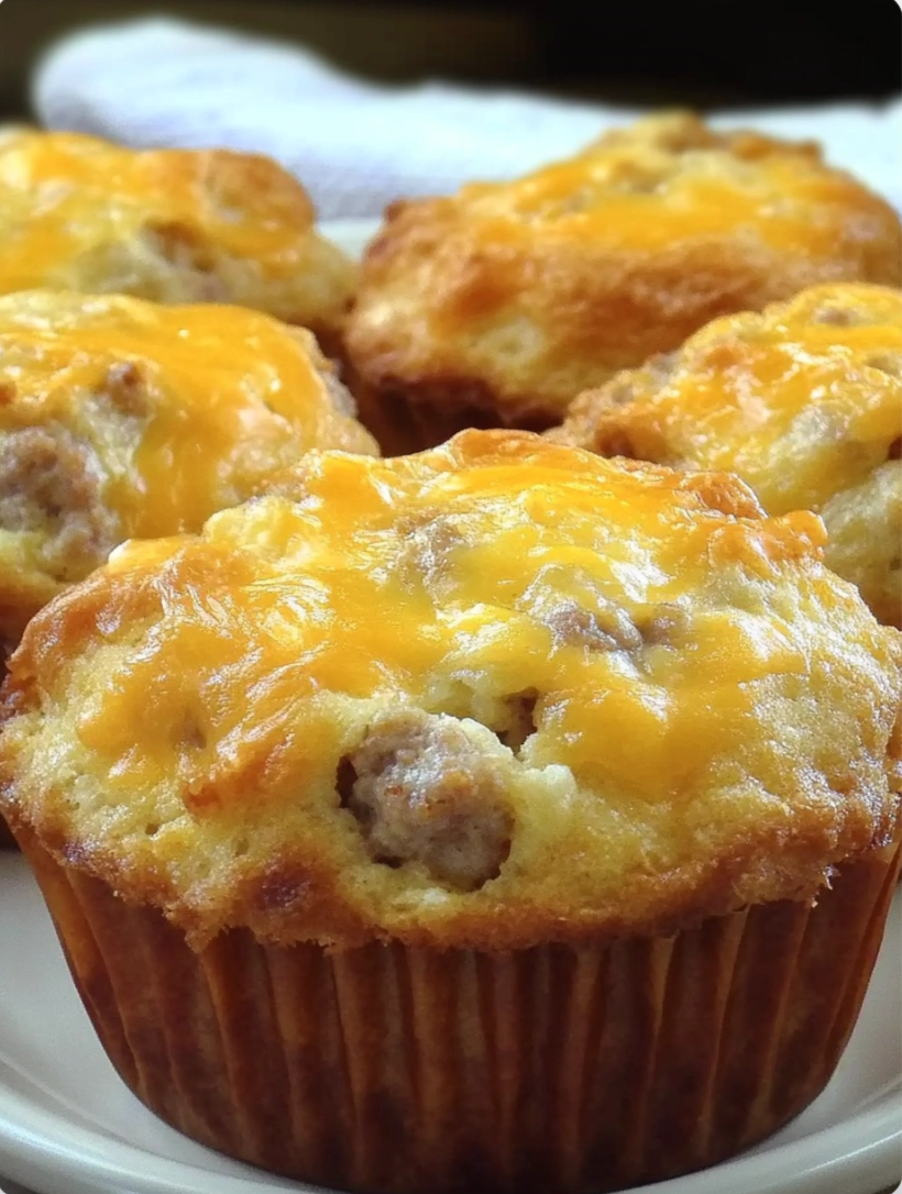 Sausage and Cheese Breakfast Muffins