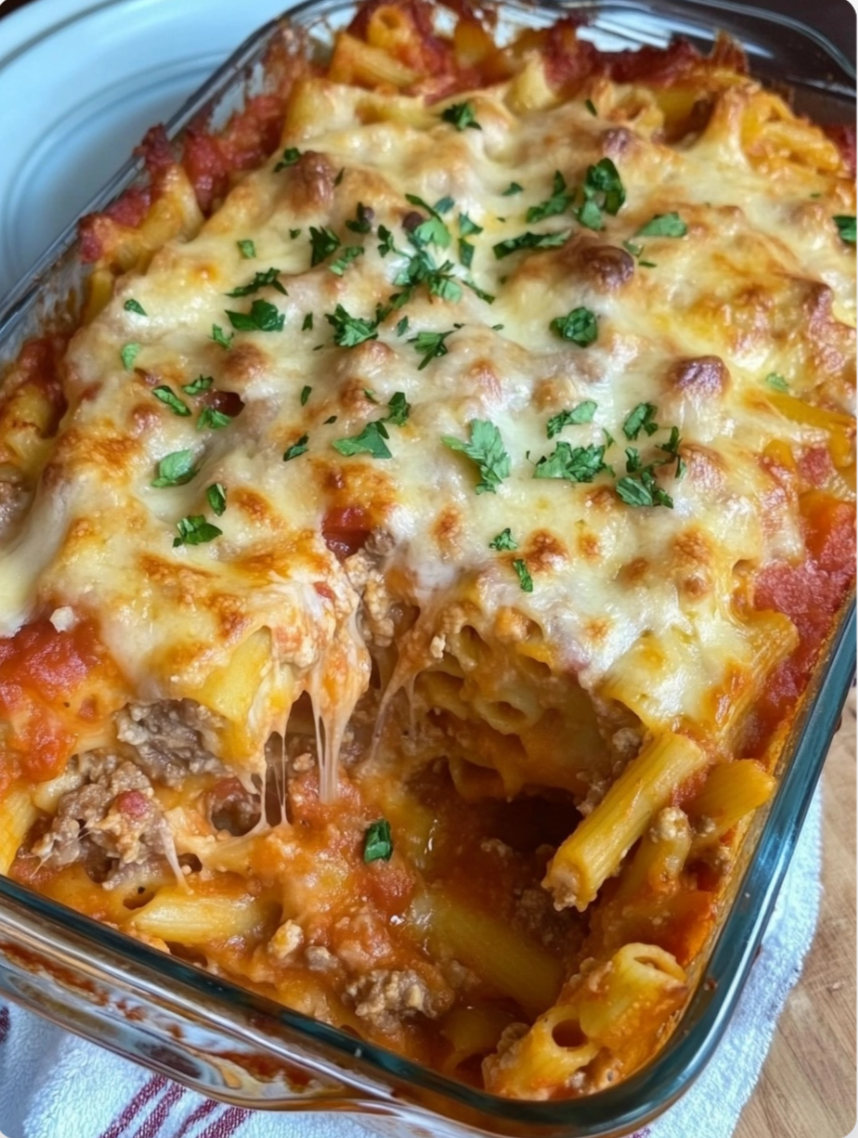 Easy Ziti Pasta Bake Recipe
