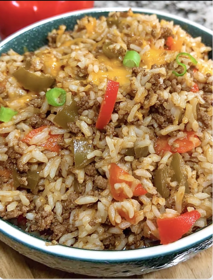 Beef and Pepper Rice Bowl