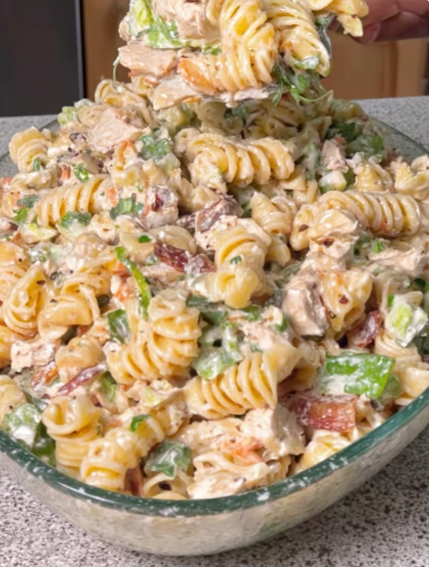 Summer Chicken Pasta Salad