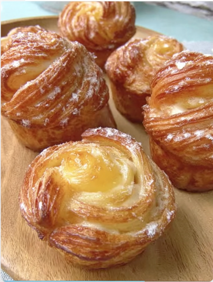 Peach Pie Cruffins