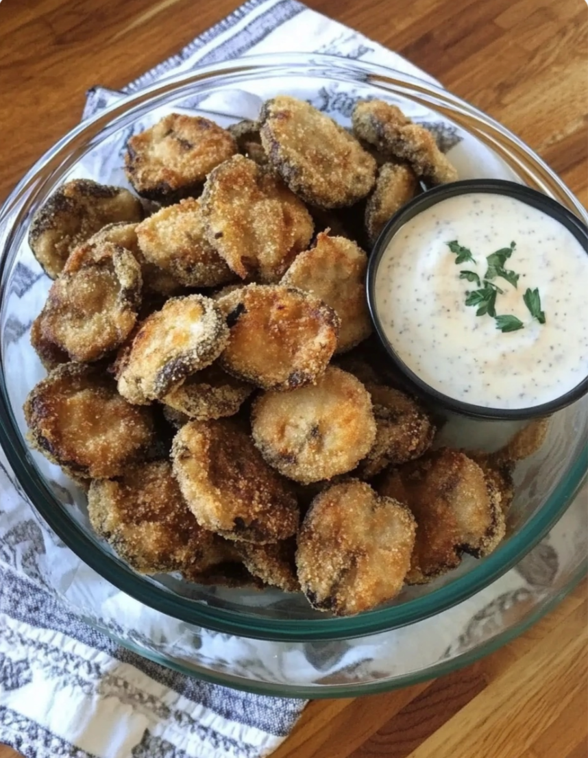 Crunchy Fried Mushrooms Recipe