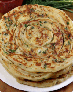 Chilli Garlic Cheese Paratha | Garlic Lachcha Paratha Recipe