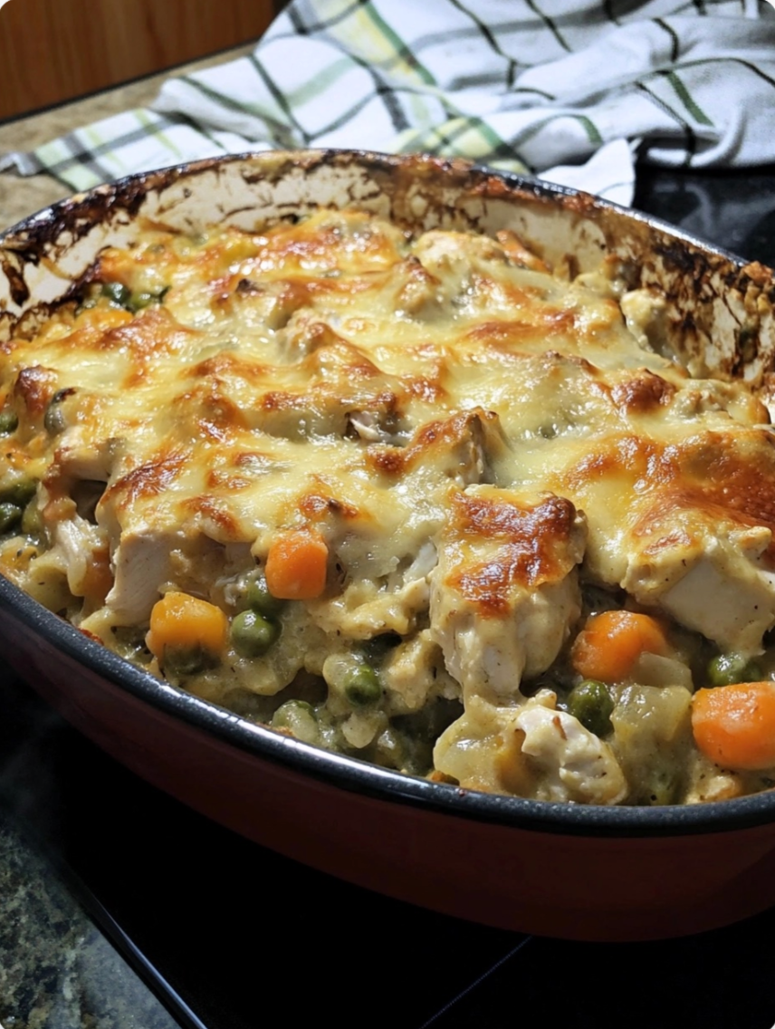 chicken stuffing casserole