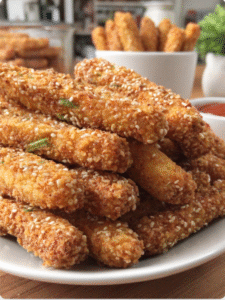 Crispy Sesame Snack Sticks